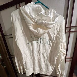 Bride’s hoodie w/ engagement ring zipper